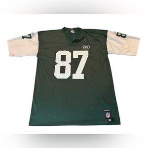 Reebok Men New York Jets Laveranues Coles Jersey‎ Sz XL